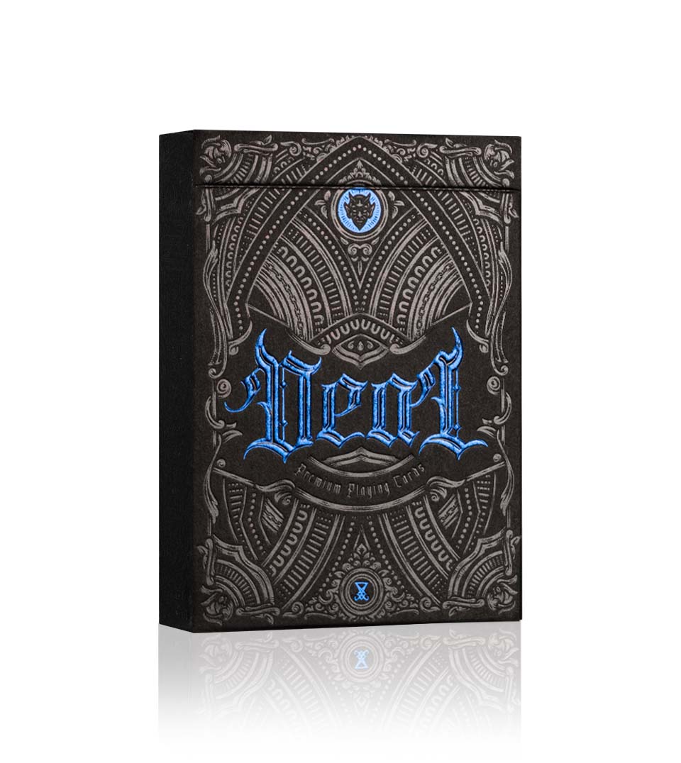 UV Demons Playing Cards Cobalt Blue Edition